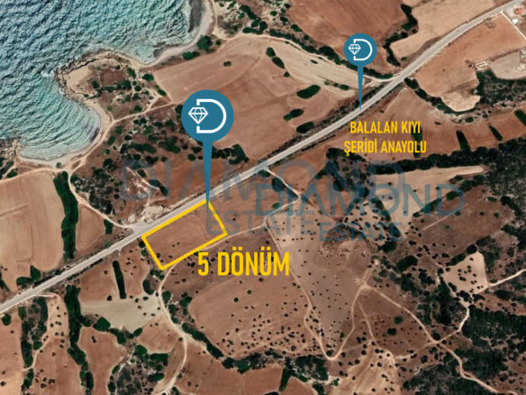 6690 m2 (5 Acres) Land for Sale in Balalan, İskele