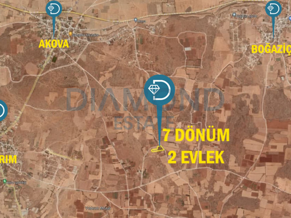 7 Dönüm 2 Evlek Land For Sale in Yıldırım, İskele