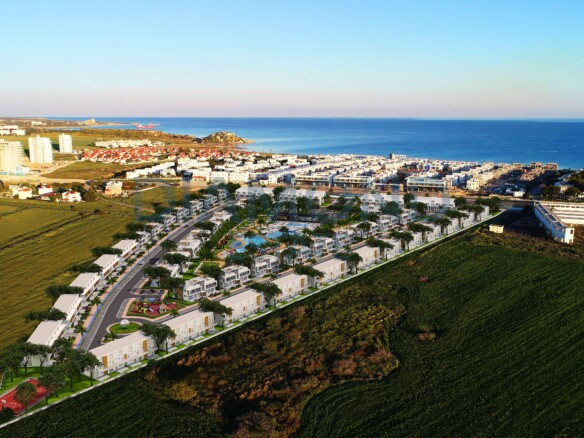 2+1 Flats With Sea View For Sale in Boğaz, İskele